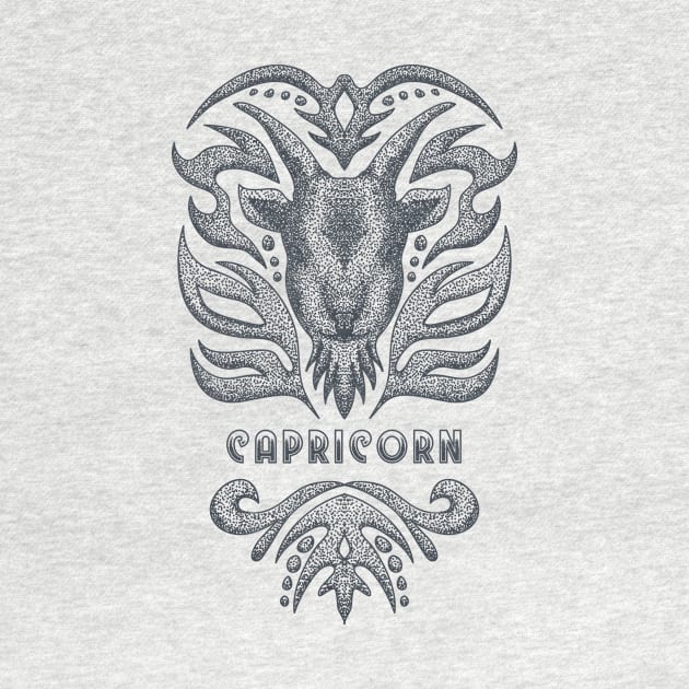 Capricorn Zodiac Design by Utopia Shop